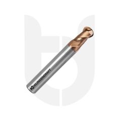 1mm R0.5 Küre Elmas Karbür Freze 45 Hrc