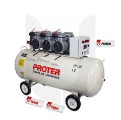 PROTER 200 Litre Sessiz Ve Yağsız PR 203 S Hava Kompresörü