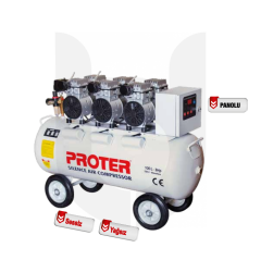 PROTER 100 Litre Sessiz Ve Yağsız PR 103 S Hava Kompresörü