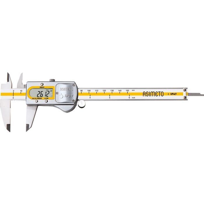 Asimeto 0-300mmX0.01 Ip67 (Su Geçirmez) Metal Kasa Dijital Kumpas AS-305123